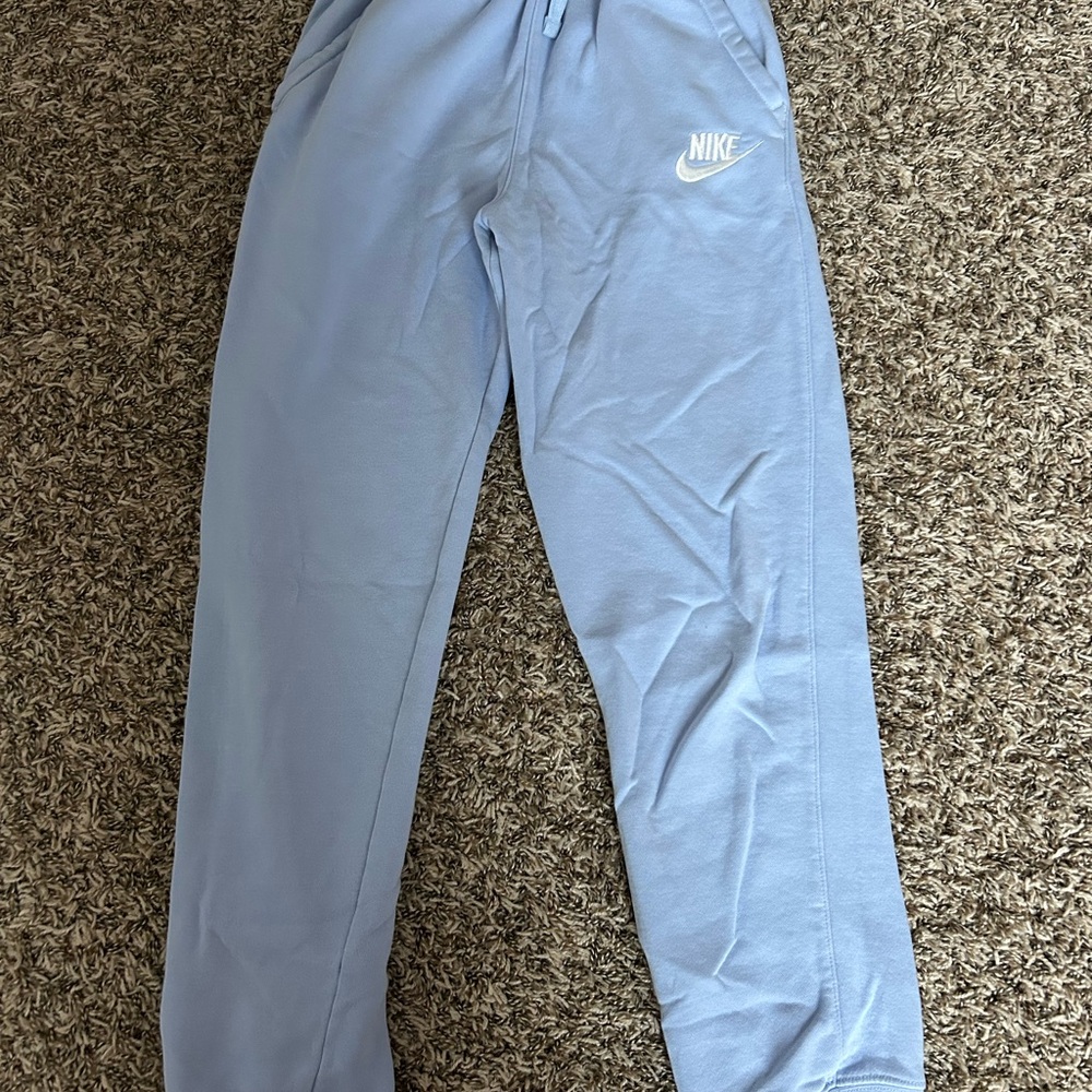 Nike Blue Sweatpants Relaxed Fit Athletic Wear